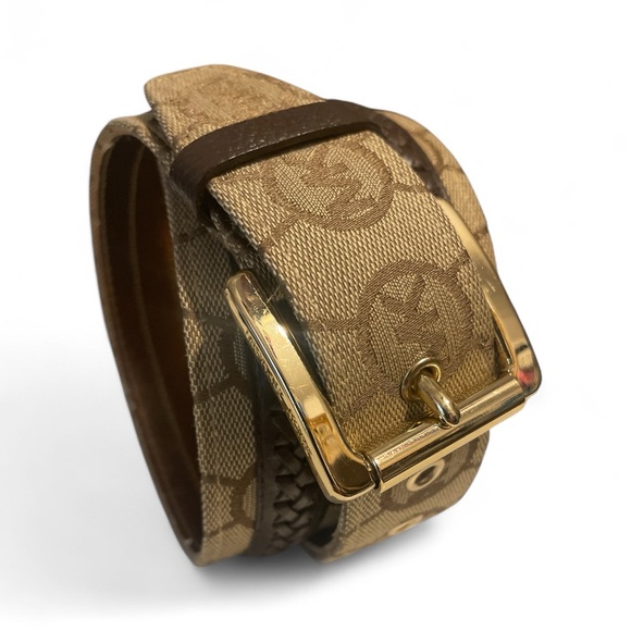 Michael Kors print logo leather belt - Picture 2 of 5